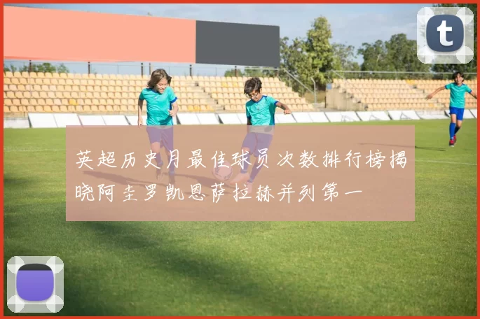 英超历史月最佳球员次数排行榜揭晓阿圭罗凯恩萨拉赫并列第一